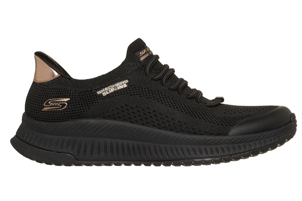 Zapatillas deportivas Skechers Slip-ins: BOBS Squad 4 - Dire Step 117743 en negro