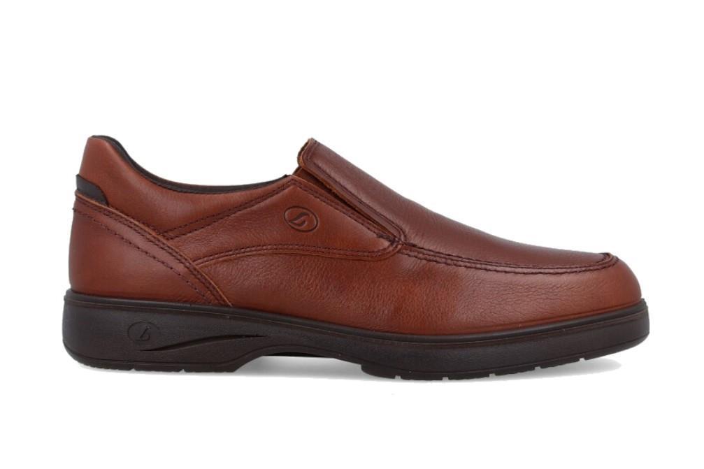 Zapatos cómodos Luisetti 37700ST de color cogñac