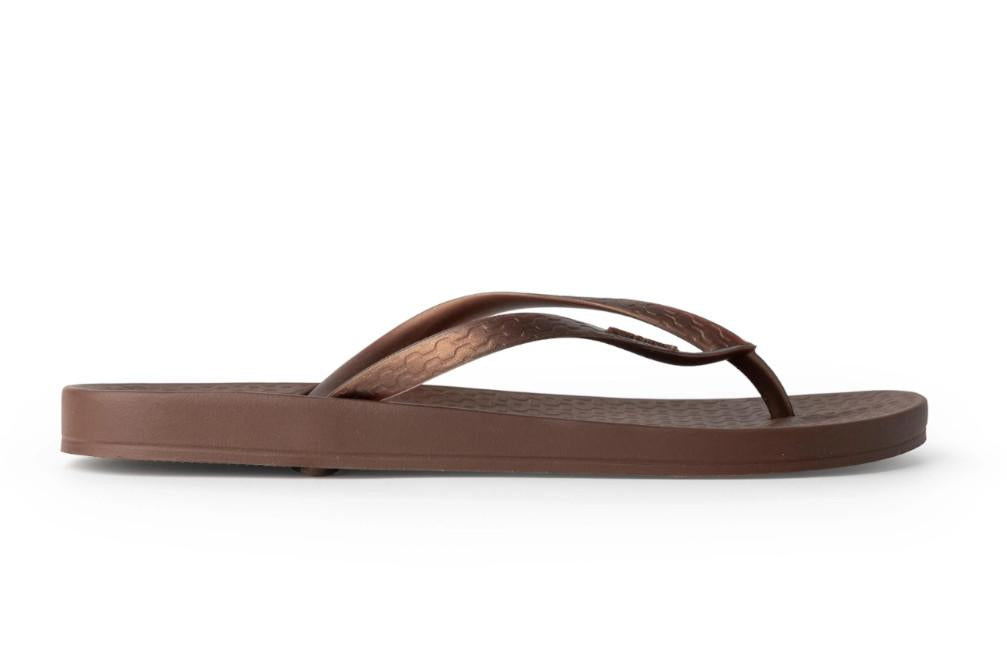 Chanclas de Dedo Ipanema Anatómica Tan IP81030 marrón para Mujer | Sandalias planas de piscina
