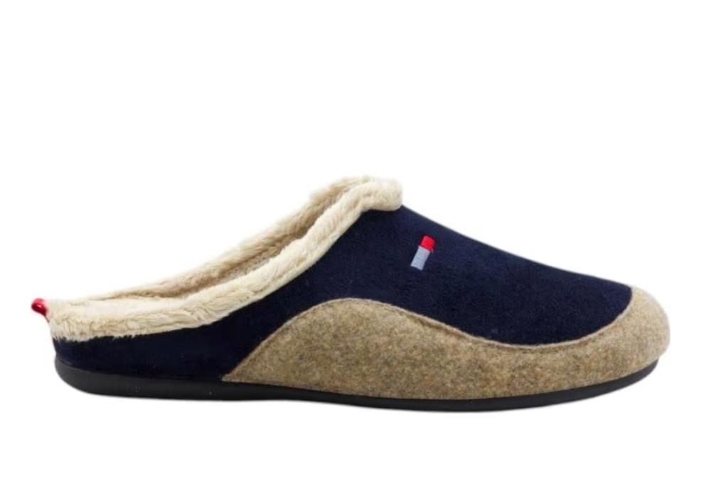 Zapatillas de casa Cabrera 3536 azul marino para hombre