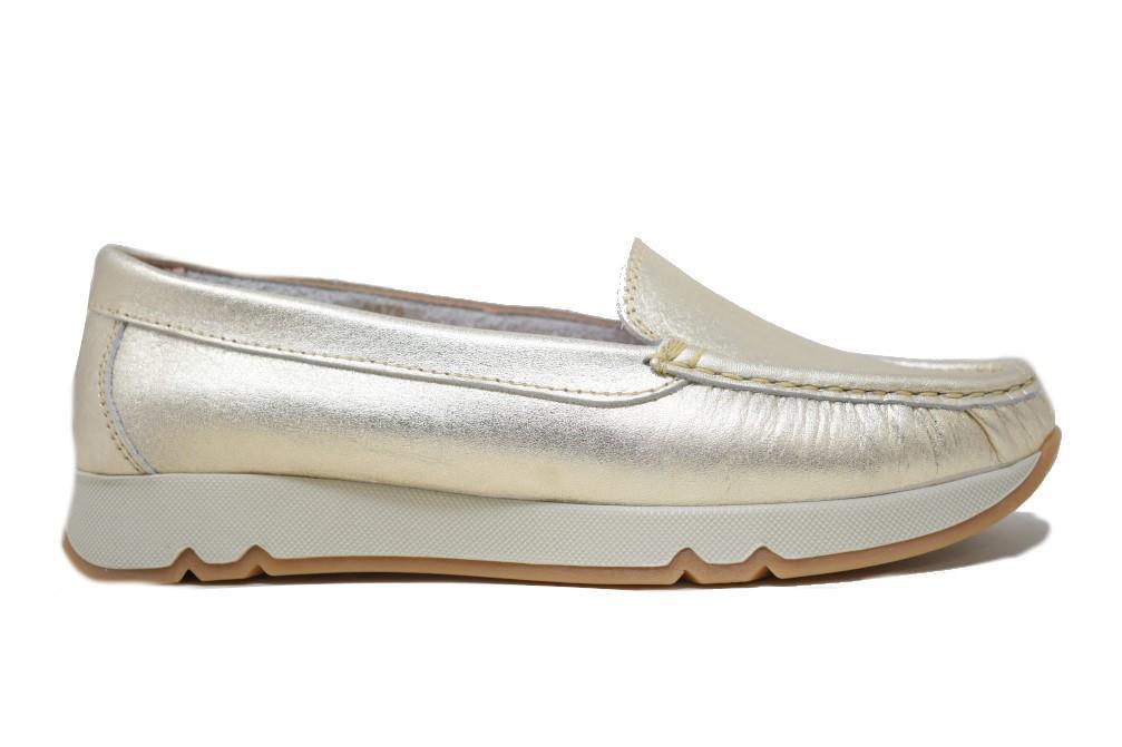 Mocasines InVogue 20330 en oro para mujer