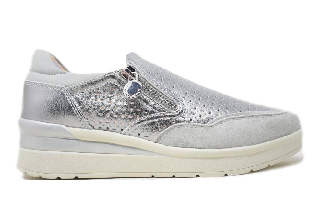 Zapatillas deportivas Stonefly  CREAM 50 LAMINATED en gris para mujer