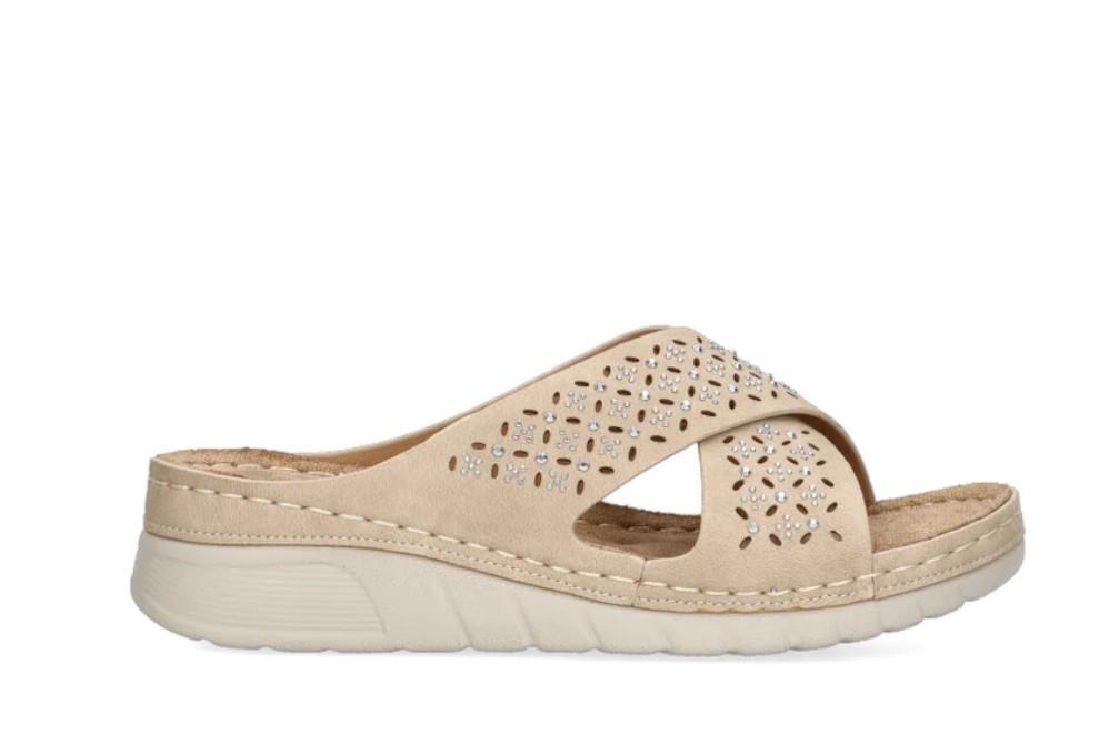 Sandalias Etika ARMONY GARCEY 41020 en beige para mujer