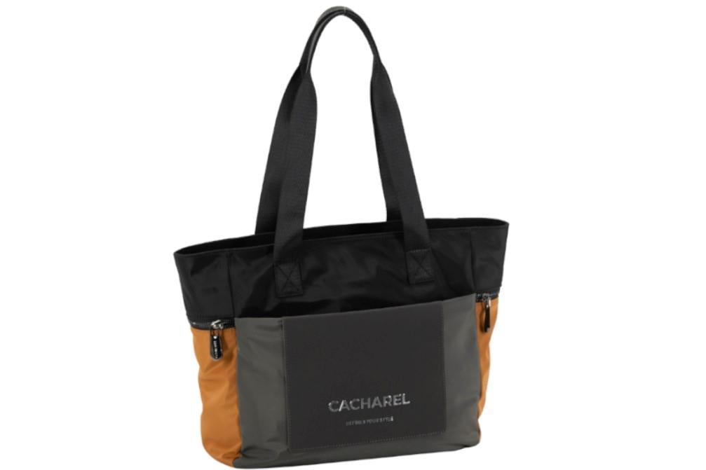 Bolso shopper Cacharel bags CE252023 en color negro y mostaza