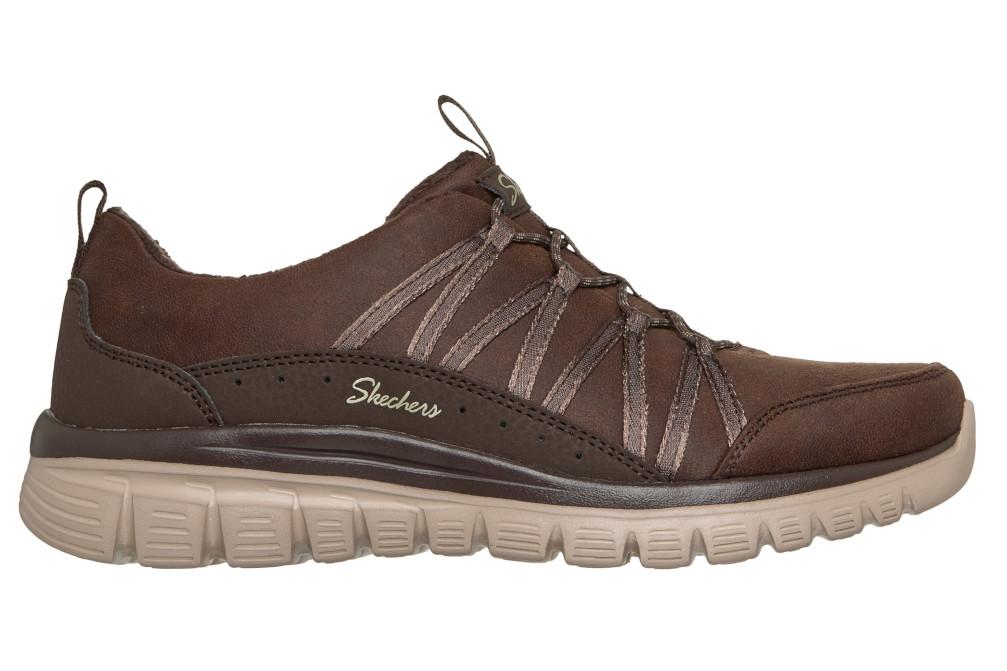 Zapatillas deportivas Skechers Graceful Cozy Hug 100889 marrones para mujer