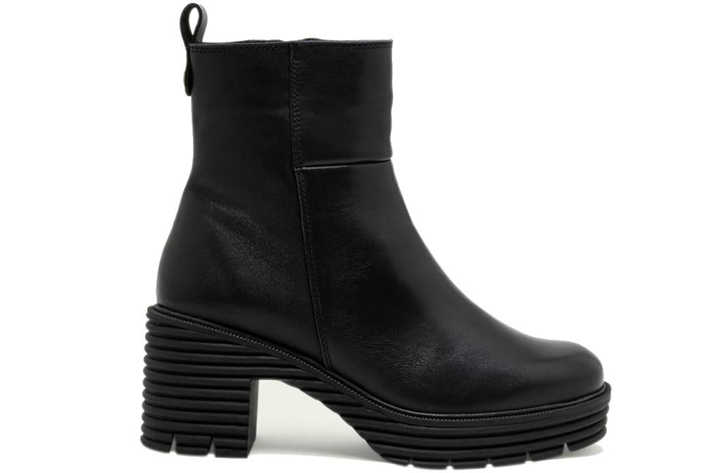 Botines con tacón Porronet Marta 4771-001 en negro