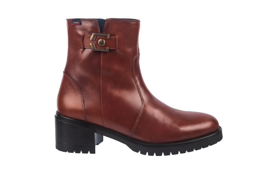 Botines con tacón Callaghan 32707 Ararat  para mujer en cuero