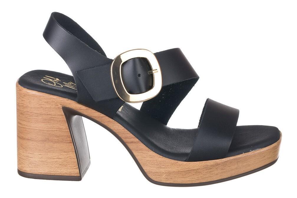 Sandalias con tacón 5395 Oh! my sandals Janet en negro para mujer