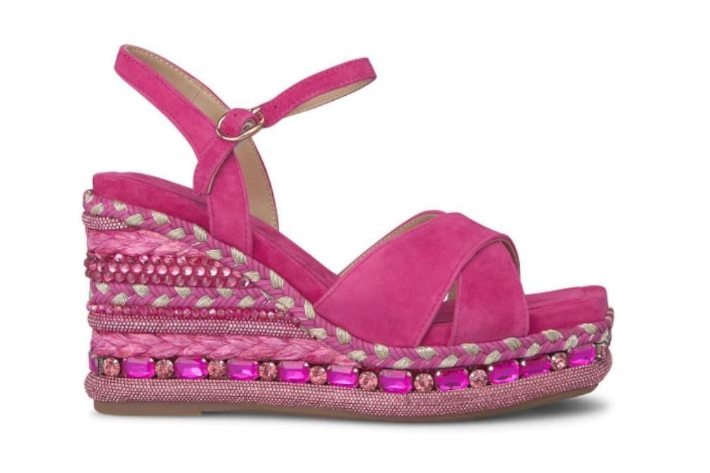 Sandalias con cuña Alma en Pena V240995 en fuxia