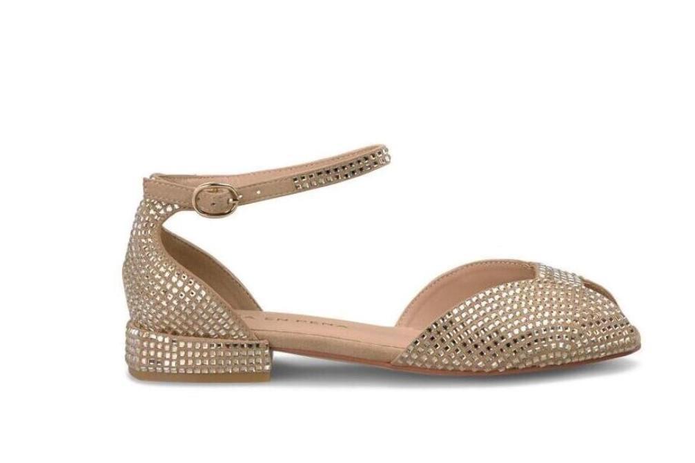 Bailarinas abiertas Alma en pena V2550401 en sand para mujer-Zapatos de fiesta