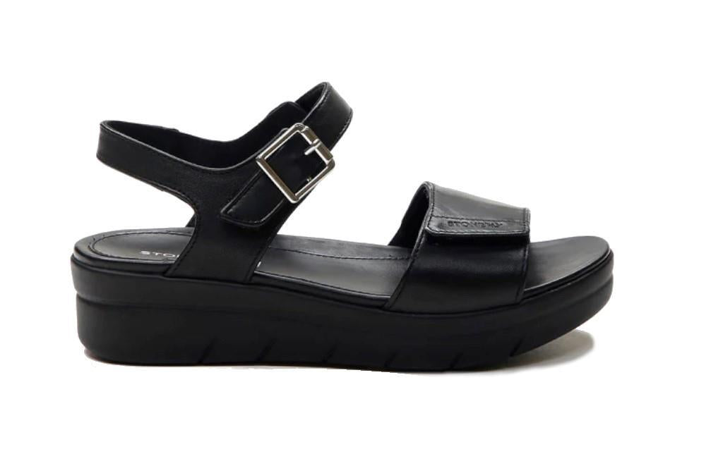 Sandalias Stonefy Aqua III en negro para mujer