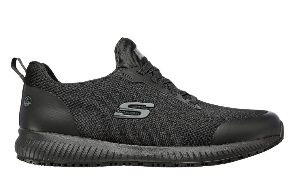 Zapatillas Skechers Work: Squad SR - Myton en negro
