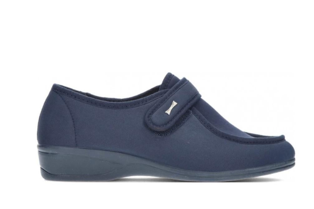 Zapatillas de casa Doctor Cutillas 746 cierre ajustable en color azul marino