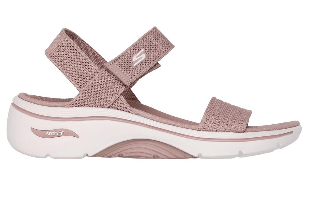 Sandalias Mujer Skechers GO WALK Arch Fit 2.0 Annie 140874 Malva | Soporte Plantar y Máxima Comodidad