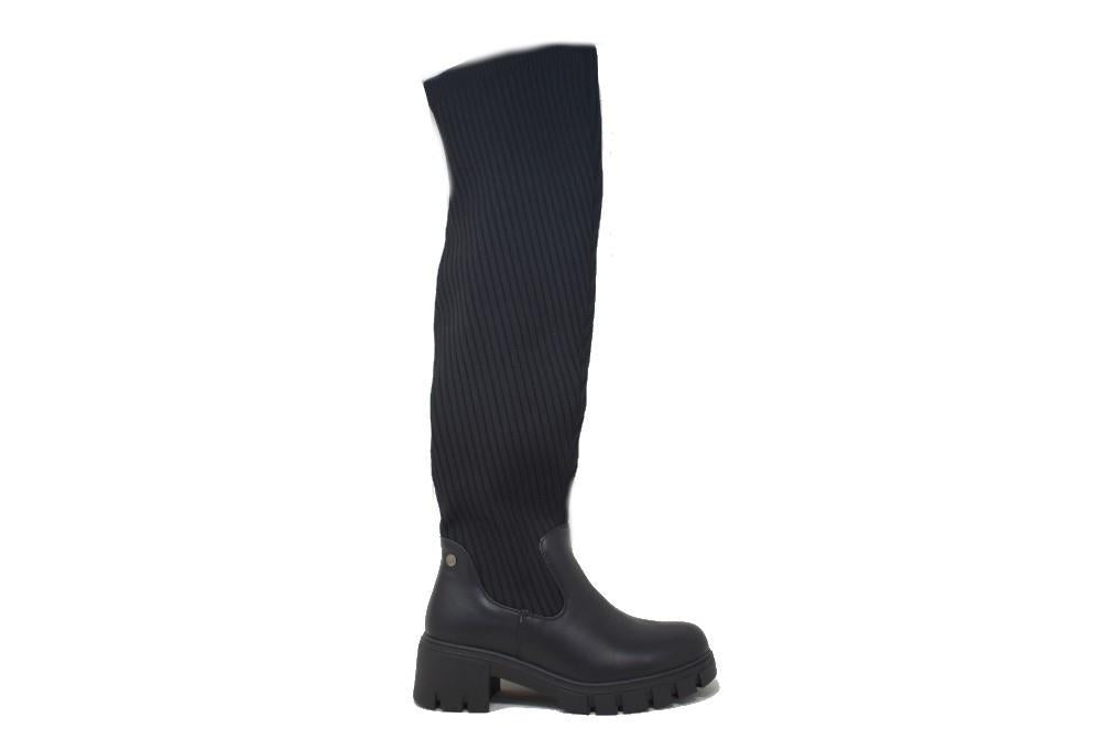 Botas altas calcetín Isteria 21243 en negro para mujer