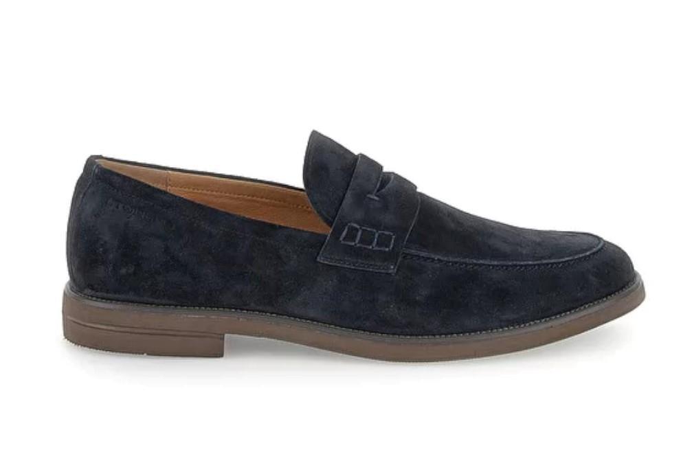 Mocasines Stonefly 220797 CALVIN 9 VELOUR en azul para hombre