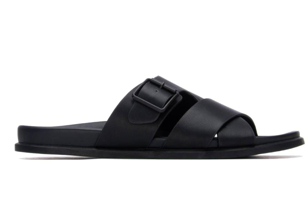 Sandalias pala hombre negras Xti 145807 | Sandalias bio cómodas con hebilla