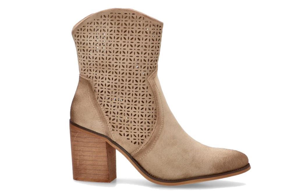 Botines de verano Etika 31121 ELAFONISI 01 en taupe para mujer