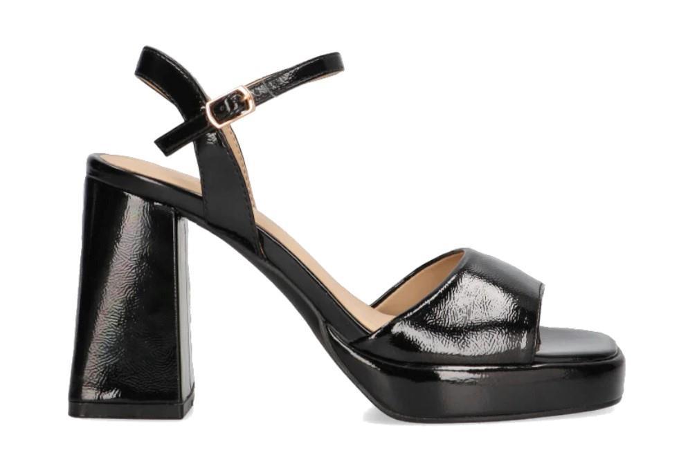 Sandalias de tacón Etila BETLEM 90006 en negro para mujer