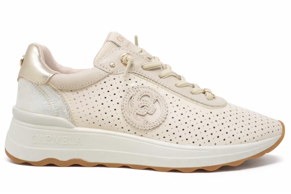 Zapatillas deportivas para mujer Carmela 163245 en beige