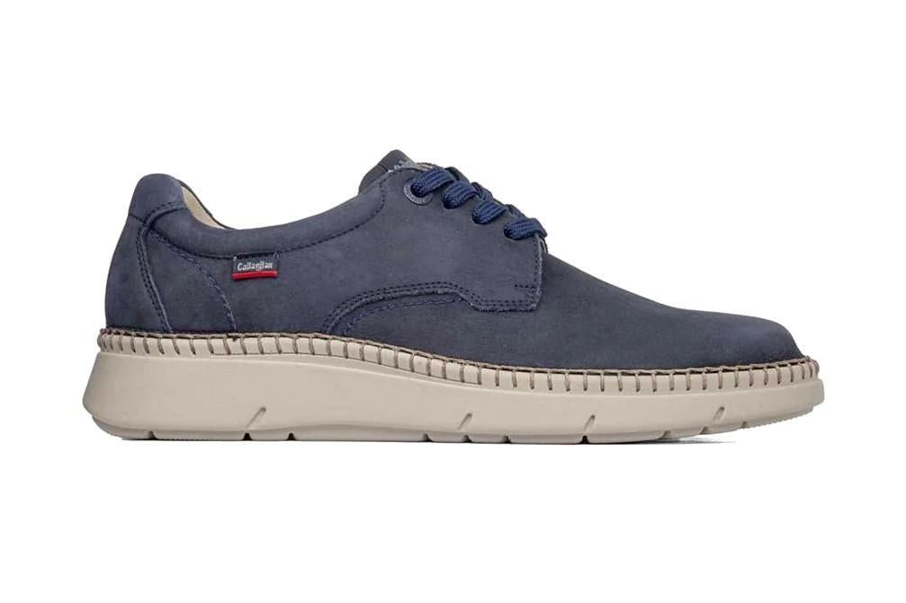 Zapatos con cordones Callaghan 53505 Circular en azul para hombre