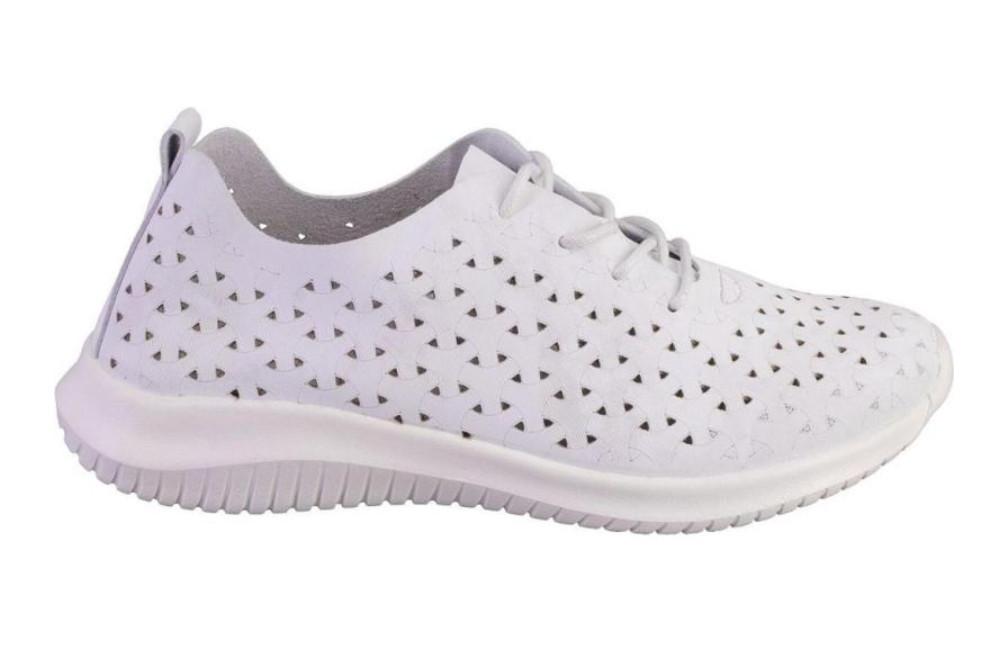 Zapatillas deportivas ultraligeras Eoligeros Liberte blancas para mujer