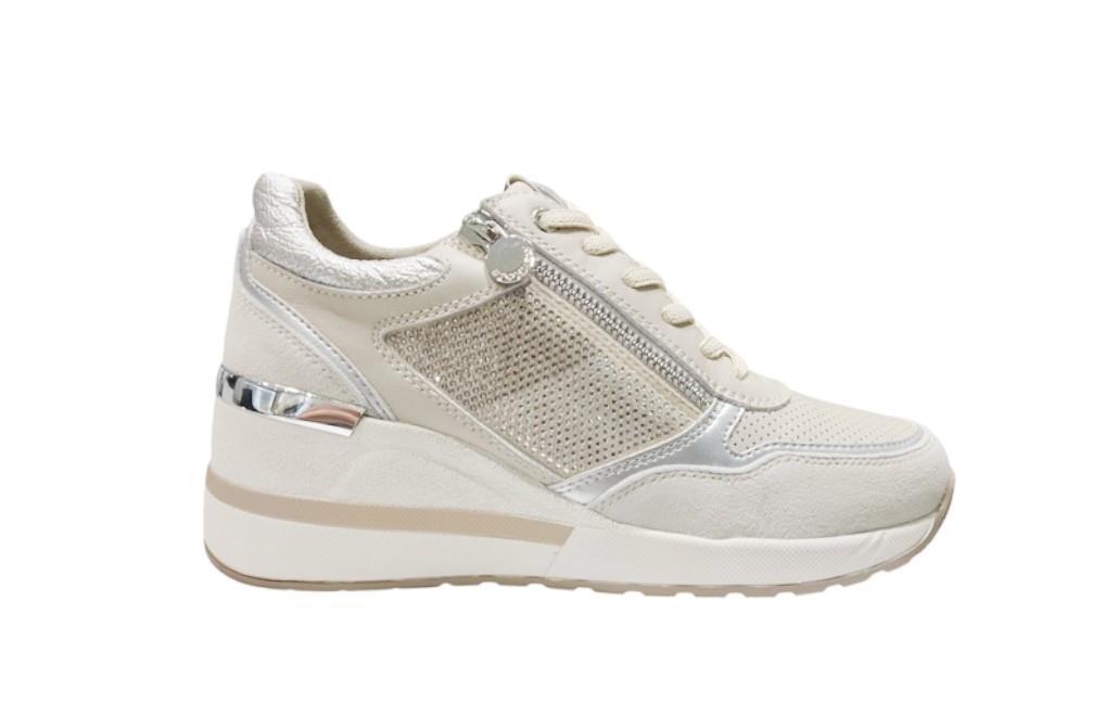 Zapatillas deportivas Stonefly Mina 2 Goat 222496 en blanco para mujer