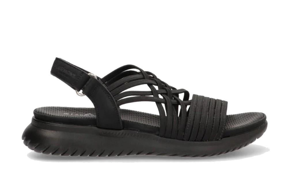 Sandalias deportivas Armony by Etika 40009 BATELES en negro para mujer