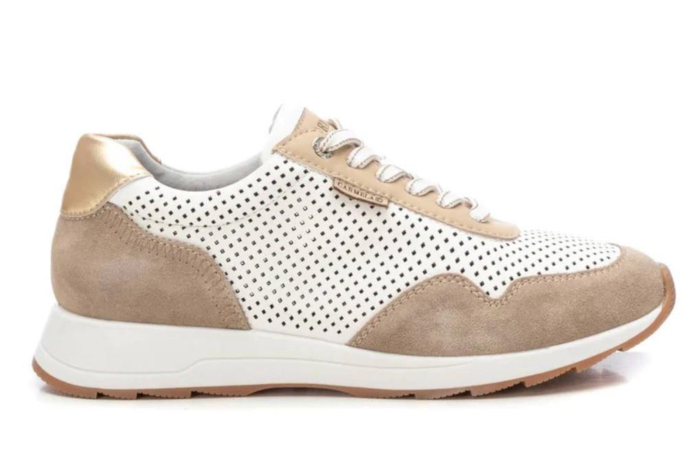 Zapatillas deportivas Carmela 162151 en beige para mujer