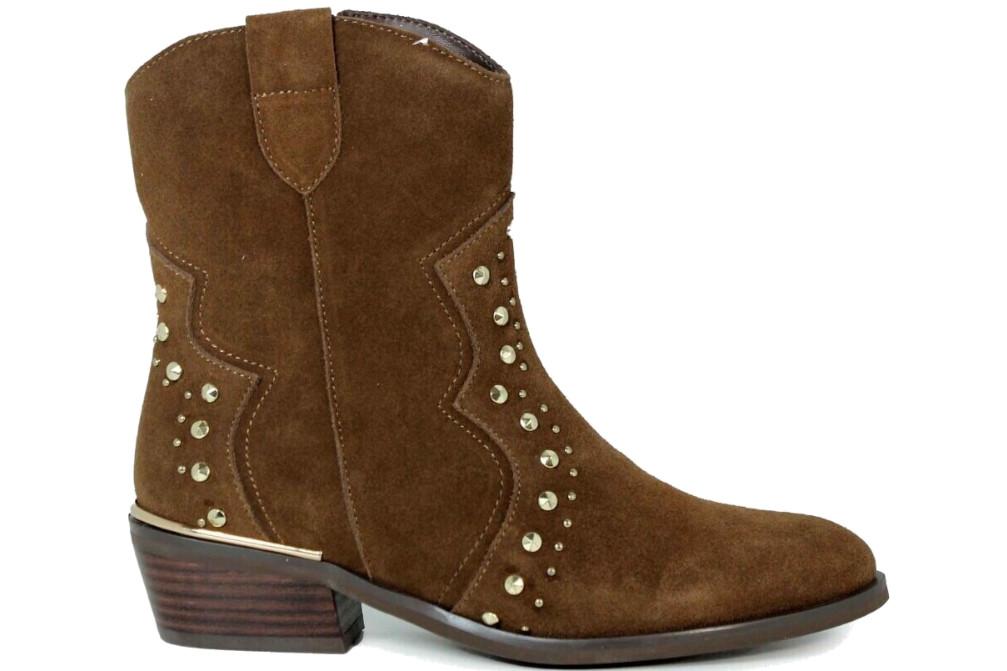 Botines cowboy Alma en Pena I2552755 en color camel