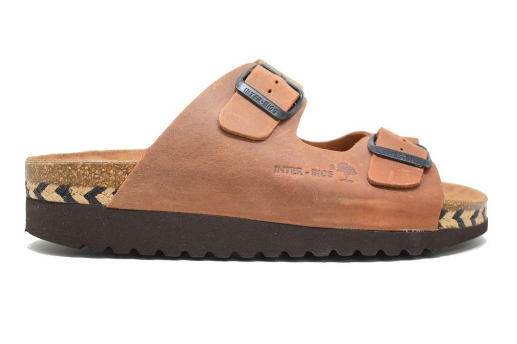 Sandalias con plataforma Inter-bios 7206-C en ours para mujer