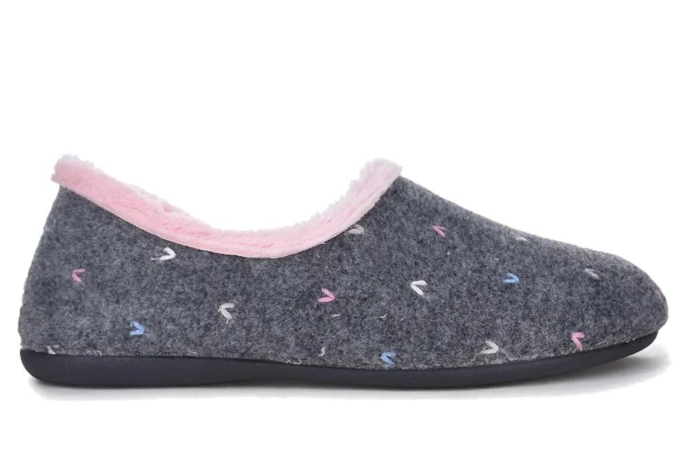 Zapatillas de casa cerradas Cabrera 3201 en gris