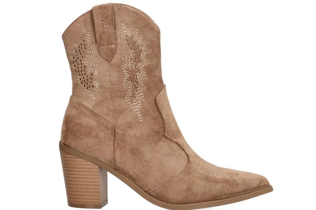 Botines cowboy Etika 110520 ZEIST en taupe para mujer