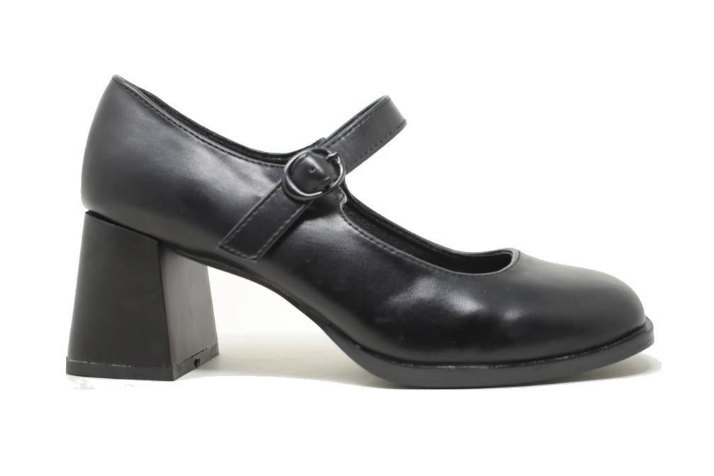 Merceditas con tacón Maraval W0370 en negro para mujer