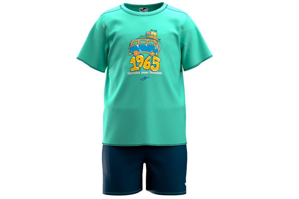 Conjunto Deportivo Joma Set Play Kids 600131.404 Verde y Azul para Niño