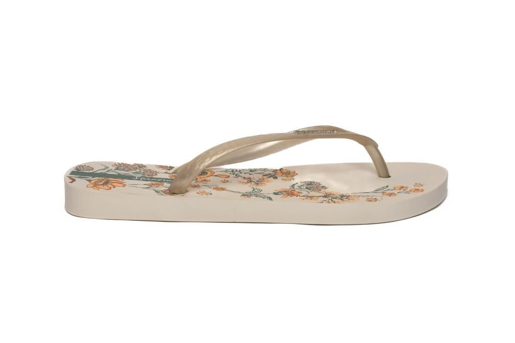 Chanclas Ipanema Oasis FEM IP26571 beige para Mujer | Sandalias de Dedo con Detalles Florales
