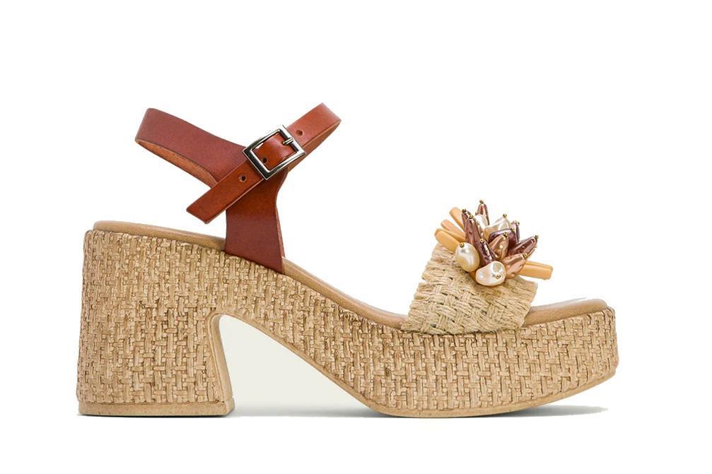 Sandalias de tacón Porronet Jillian 3063 en cuero