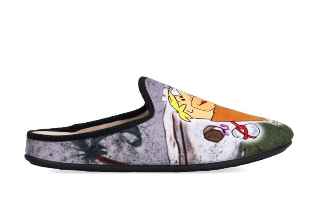 Zapatillas de casa Vulca-Bicha 1855 de color gris