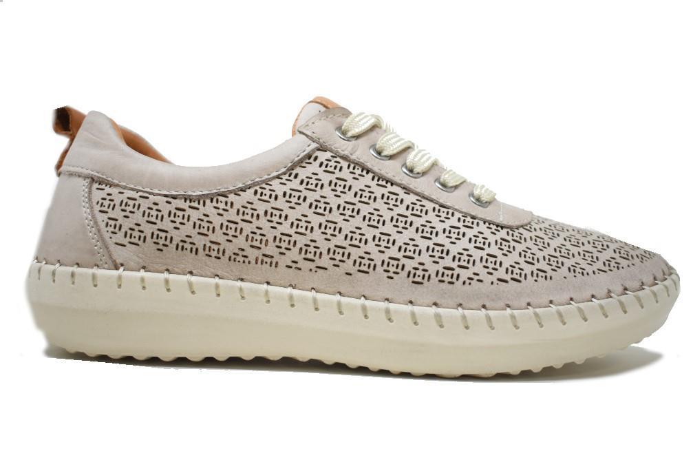 Zapatillas deportivas Erase 030-169 en taupe para mujer
