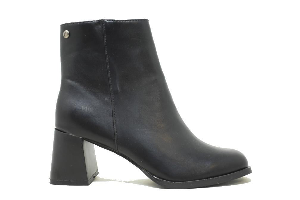 Botines con tacón Maraval W0371 en negro para mujer