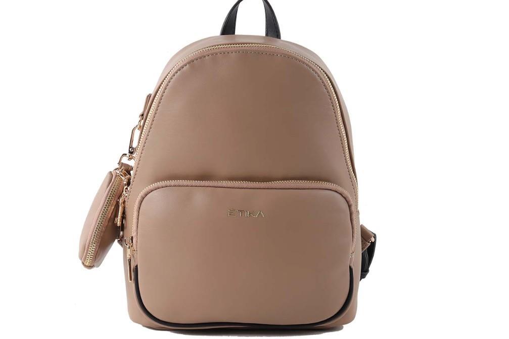 Mochila Etika GRACE B30124 en nude para mujer