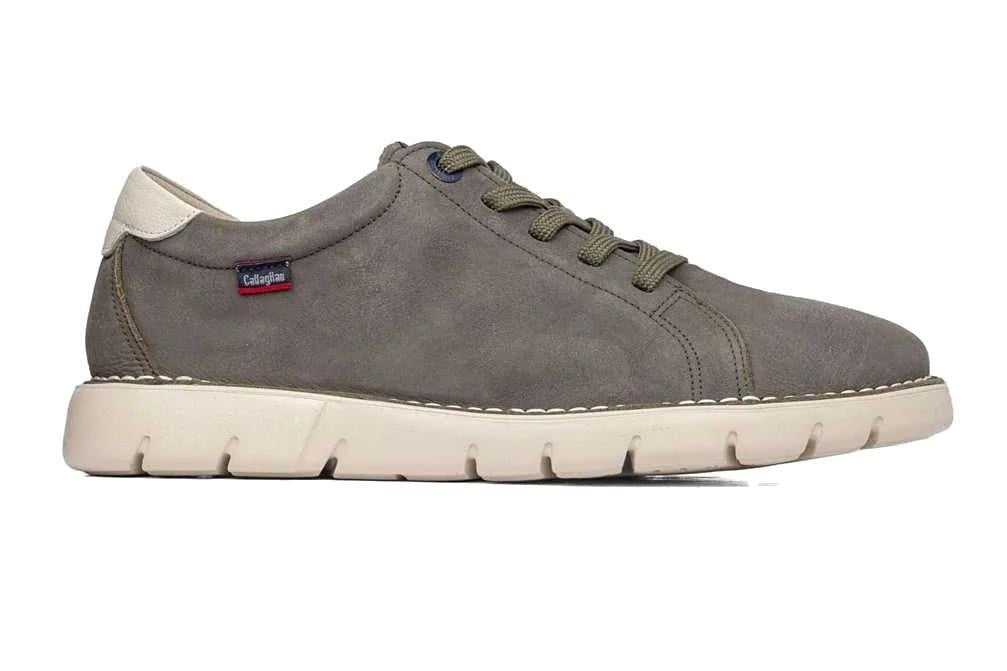 Zapato con cordones Callaghan 57701 Flexible en tan para hombre