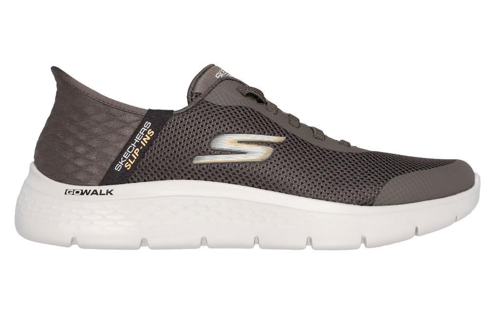 Zapatilla Skechers Slip-ins: GO WALK Flex - Hands Up en marrón para hombre