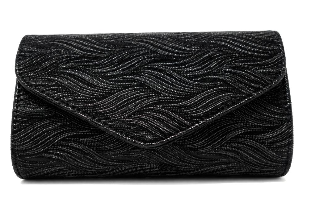 Cartera de mano de Fiesta Negra Menbur AMB52 con Cadena Extraíble