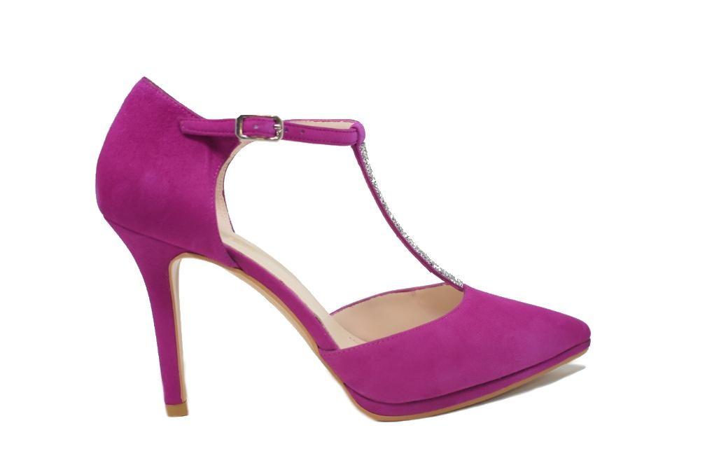 Zapatos de Tacón Lodi VAOL  – Zapatos de fiesta Elegantes para Mujer color fuxia