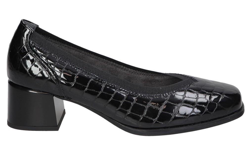 Zapatos de tacón cómodos Pitillos 10820 en negro