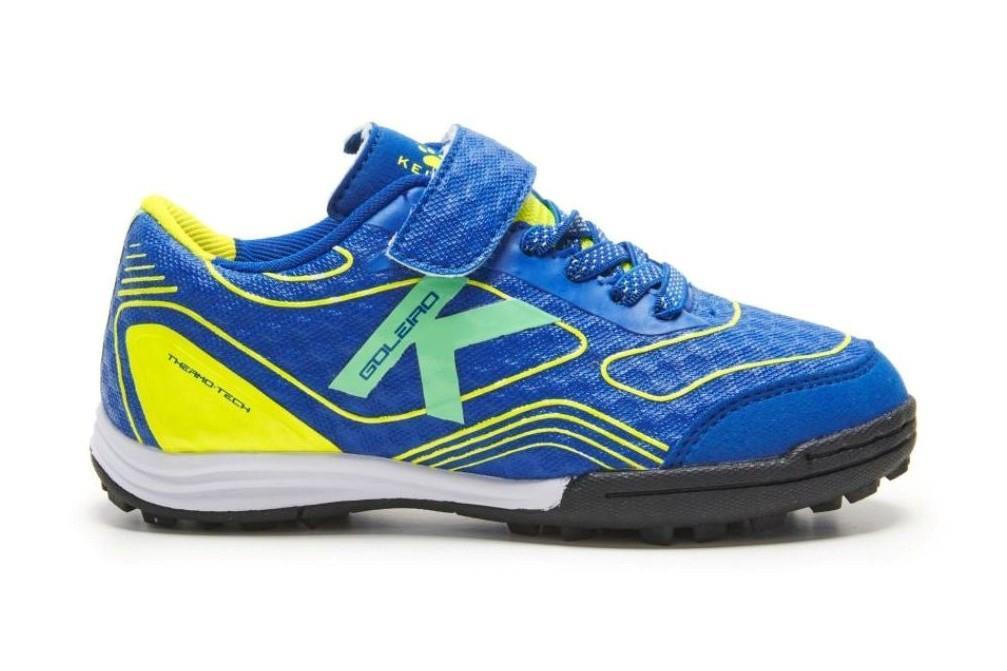 Zapatillas de fútbol sala Kelme Goleiro Elastic Turf 52168 en royal para niños