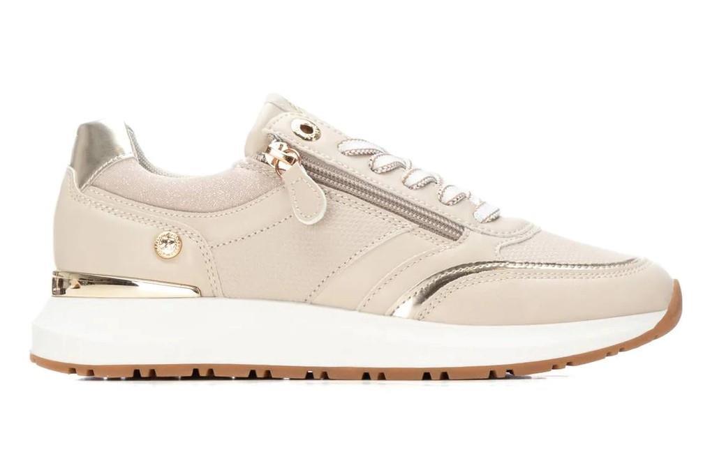 Zapatillas deportivas planas XTI 144183 en beige