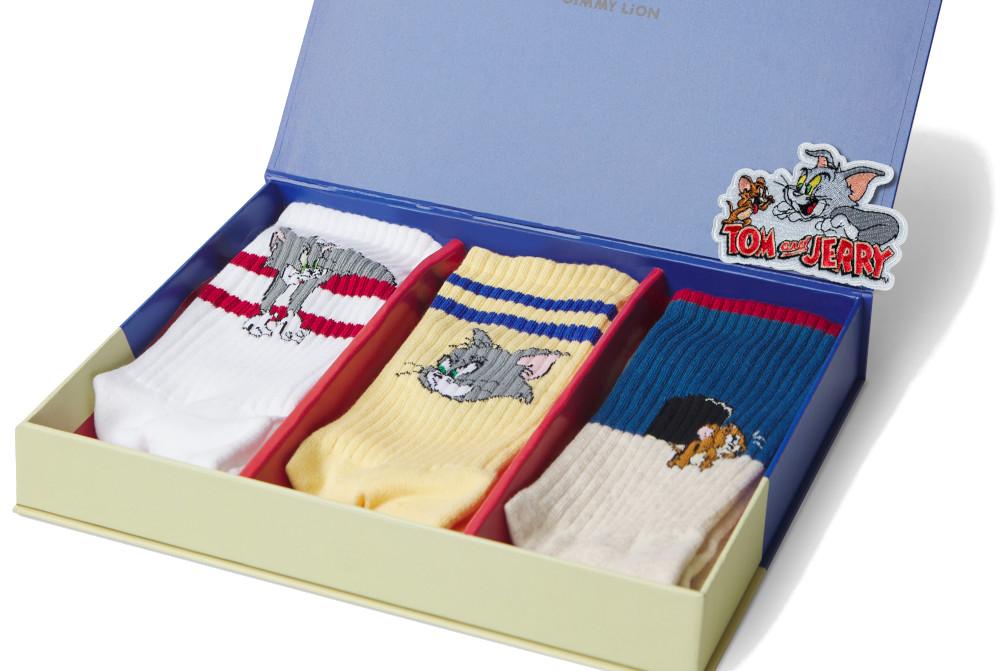 Pack regalo de 3 calcetines Jimmy Lion Athletic Tom and Jerry multicolor