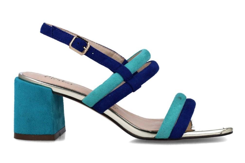 Sandalias Menbur Runcina 024004 de color azul fuerte para mujer